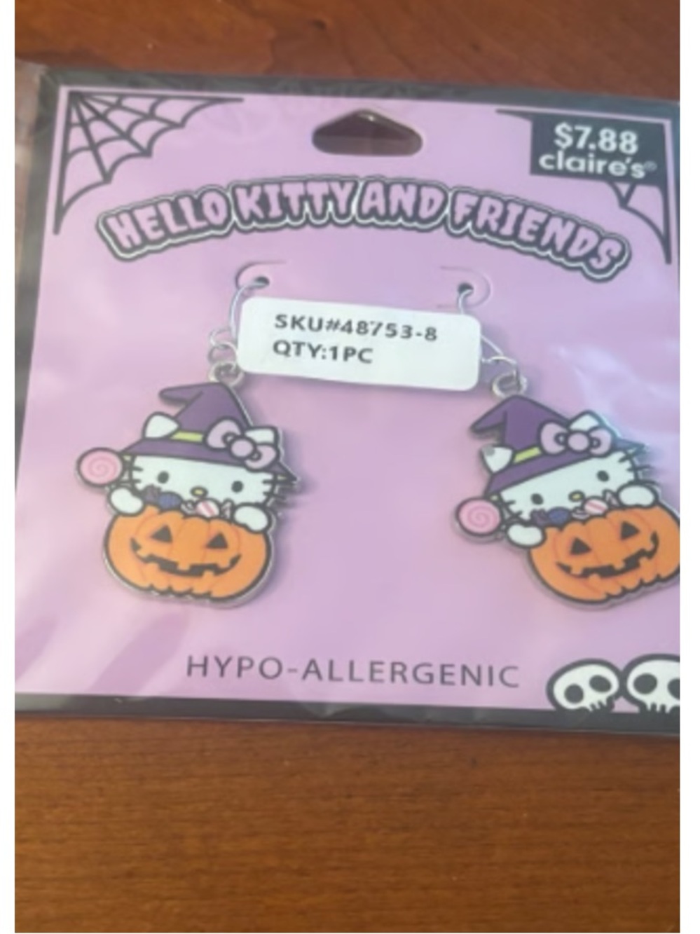 Claire's Hello Kitty Halloween Earrings